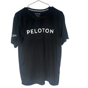 Peloton Reach 100 Classic Short Sleeve Tee Unisex Size Small Black & White - EUC